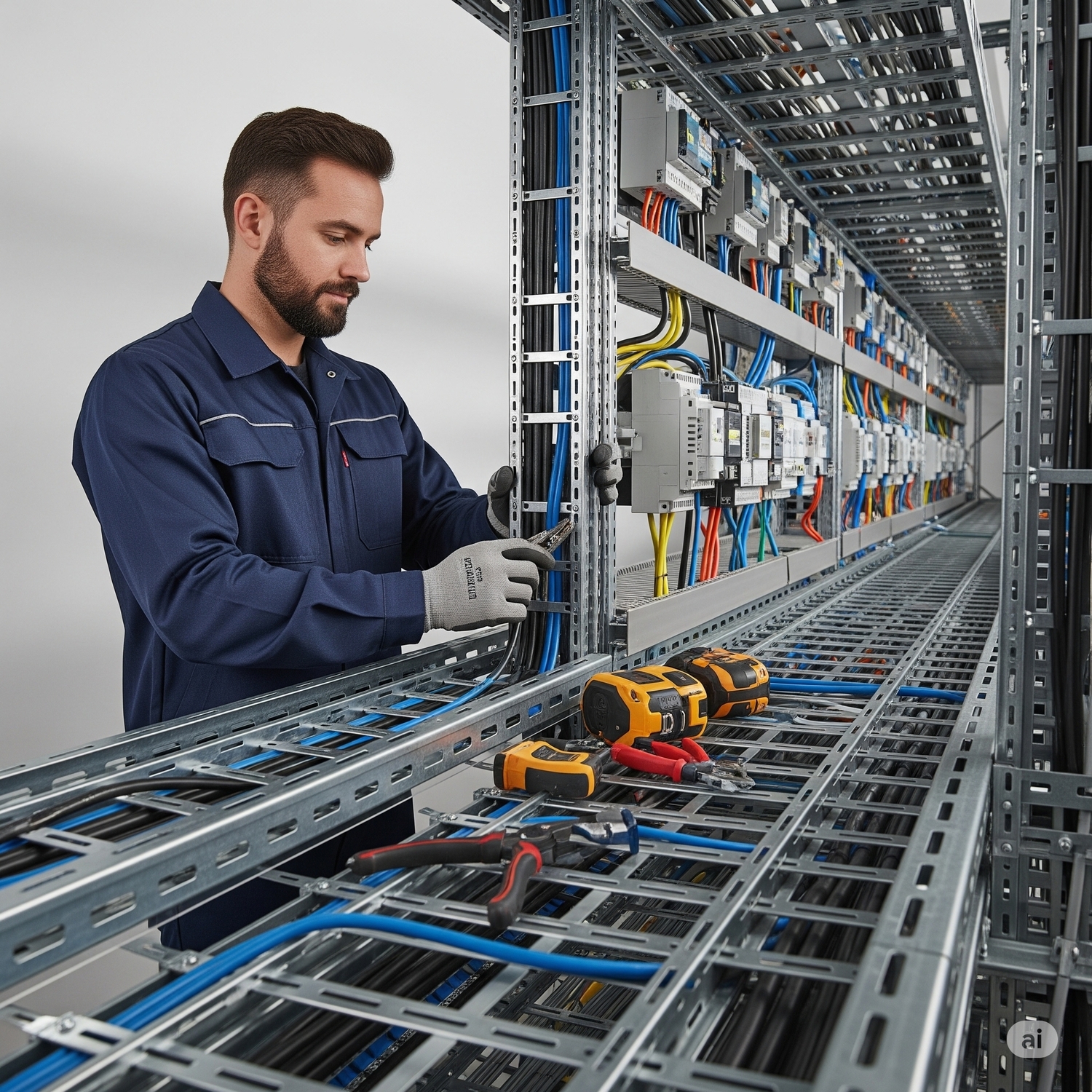 Как организовать кабельную систему Организация прокладки кабелей